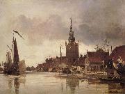 Johann Barthold Jongkind Vue d'Overshie oil painting artist